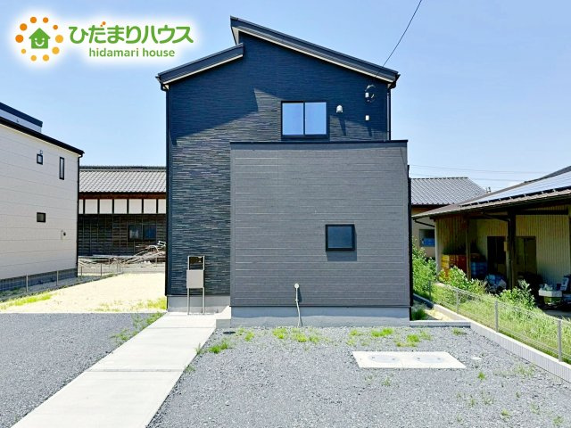 【外観】 | ひたちなか市阿字ヶ浦町第4　新築戸建　1号棟 | 子育て家族にもおすすめ！お子さんの成長がもっと楽しみになる家！