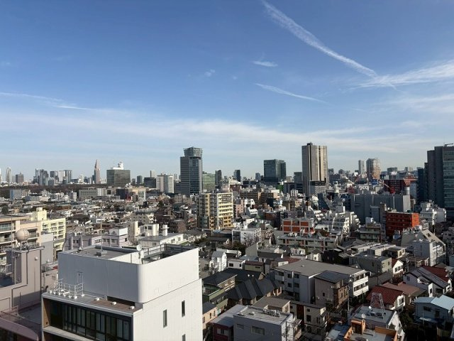 ピアース渋谷ＷＥＳＴの展望|ピアース渋谷ＷＥＳＴ：15階お部屋ワイドバルコニーからの眺望画像です♪