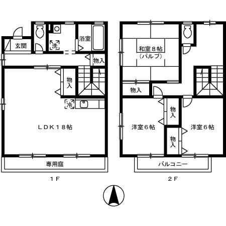 スプルースの間取り