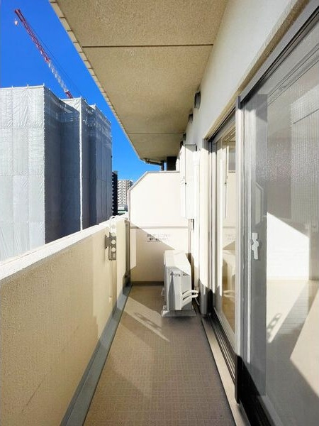 S-FORT金山のバルコニー|外からの目が気にならないバルコニーで洗濯物が干せます