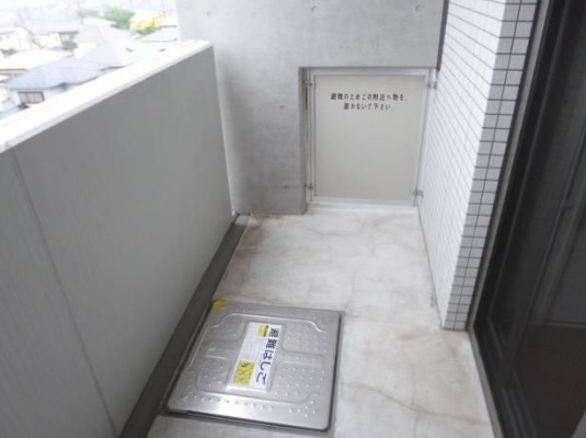 リシェス中屋のバルコニー