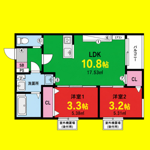 Tidy中村公園(タイディナカムラコウエン)　名古屋市賃貸　仲介手数料無料の間取り