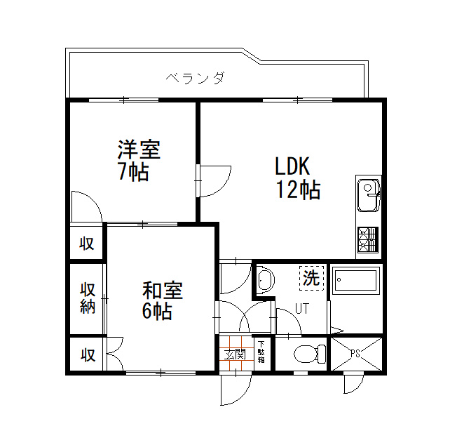 パミールハイツ２の間取り