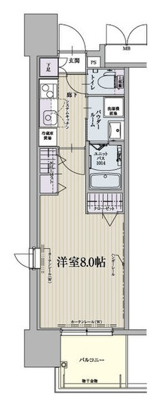 パルティール金山アネックスの間取り