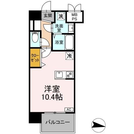 ＳＱＵＡＲＥ光の森駅前の間取り