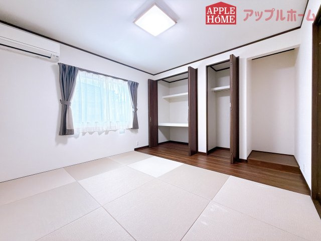 [中古住宅] 深谷市田中 1期の和室|居室は全室収納あり！たっぷりある収納活用でお部屋もキレイを保てます♪