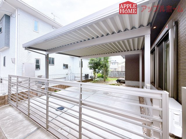 [中古住宅] 深谷市田中 1期の駐車場|駐車場はゲート付きです♪