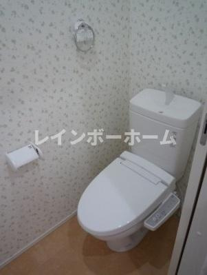 柏市豊町１丁目のアパートのトイレ|トイレも気になるポイント