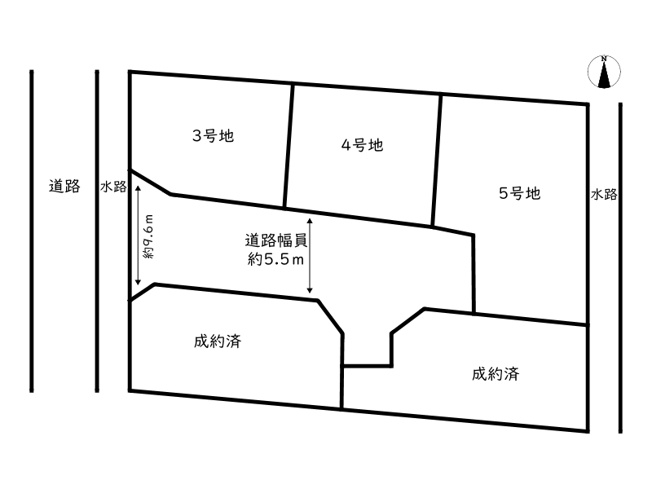 【区画図】 | 姫路市砥堀第2期／売土地