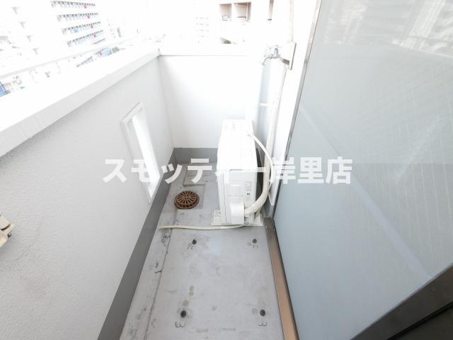 オーシャン住之江のバルコニー|バルコニー付きです