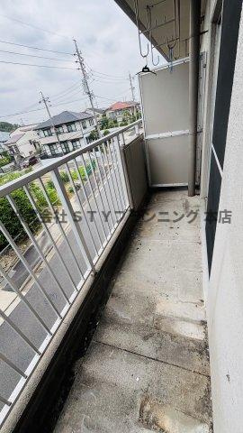 仲介手数料0円！ハイツエクセルのバルコニー