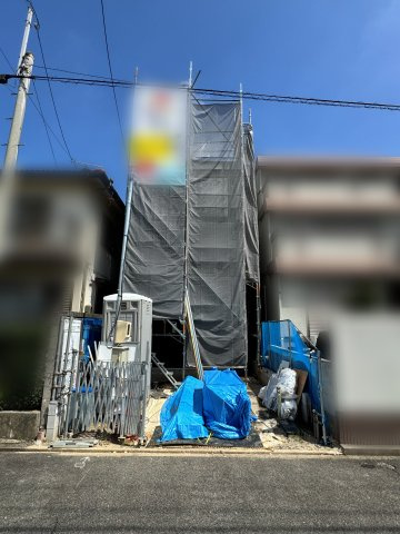 瑞穂区中根町５丁目新築戸建の前面道路含む現地写真