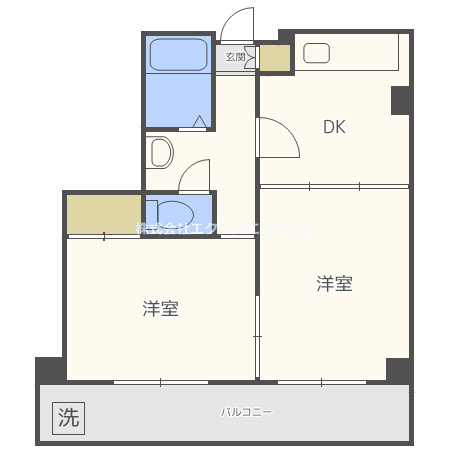 オーシャン住之江の間取り