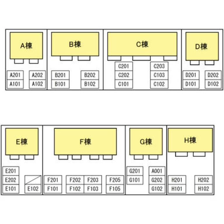 グリーンアヴェニュー※初期費用分割あと払いサービス利用可能物件の区画図
