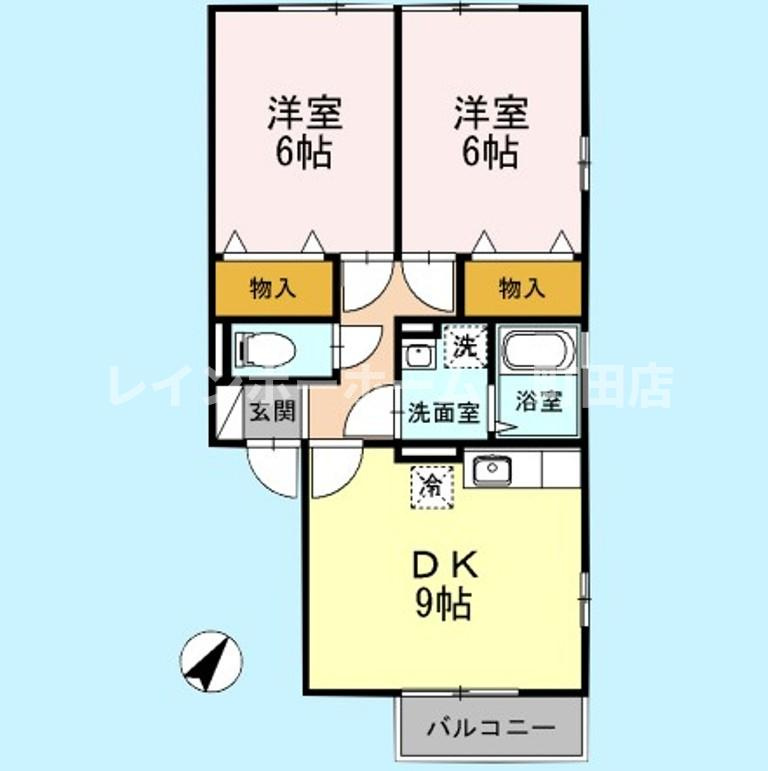 グリーンアヴェニュー※初期費用分割あと払いサービス利用可能物件の間取り