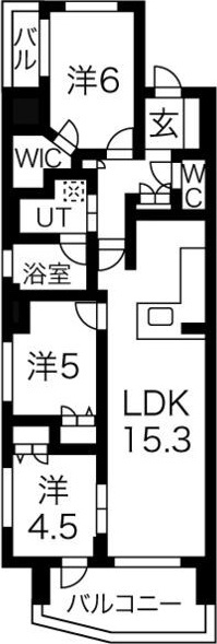 プレサンスロジェ桜通代官町の間取り