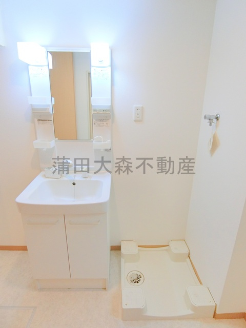 レアルタの洗面所|独立洗面台　洗濯機置き場　洗面脱衣所