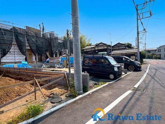 新築戸建　茅ヶ崎市富士見町の前面道路含む現地写真