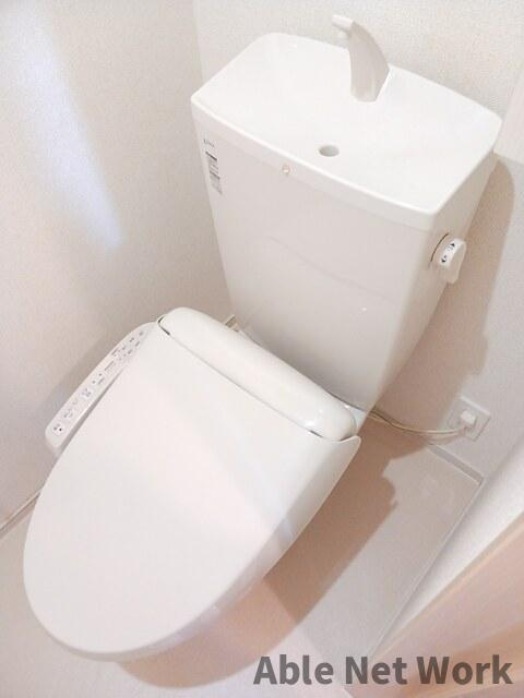 レジデンスオオギⅠのトイレ|温水洗浄暖房便座