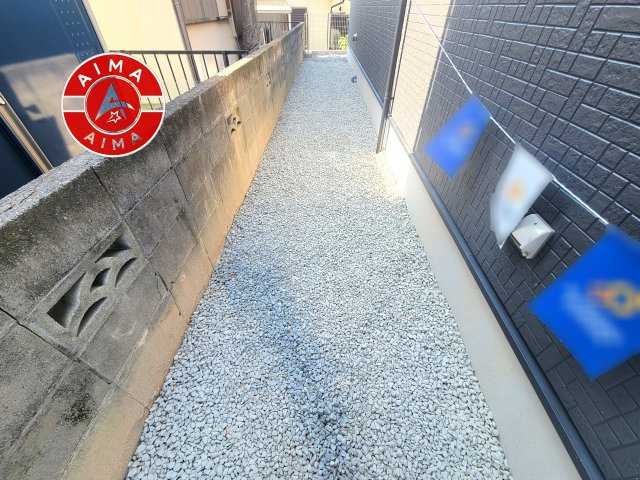 福岡市南区老司3丁目第1-1棟（1号棟）の外観|お庭で自由な時間を過ごせます。
