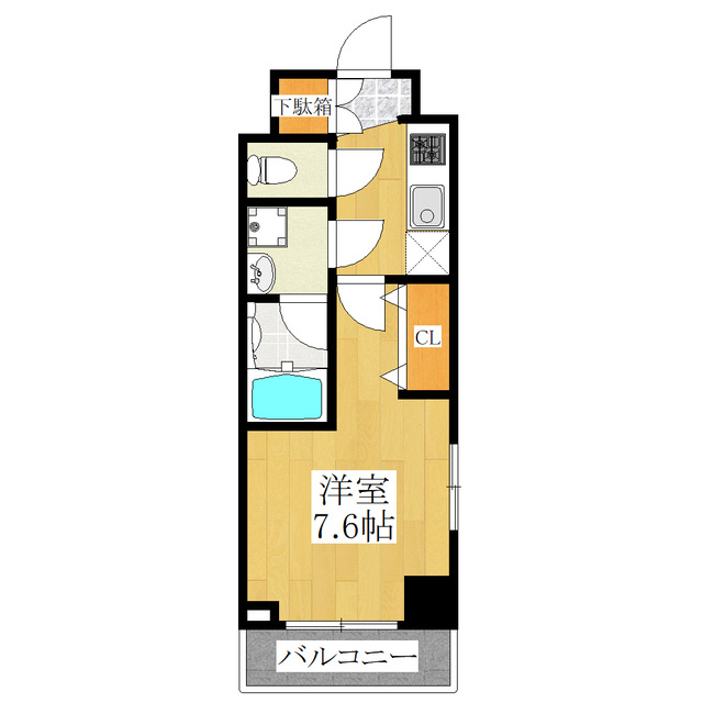 ライトテラス赤羽の間取り|２面採光のお部屋です