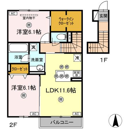 シャンポールさい　E棟