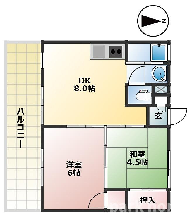コーポ石立の間取り