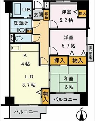 足立区西新井５丁目の賃貸マンション