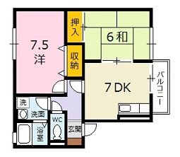 エスポワール多川の間取り