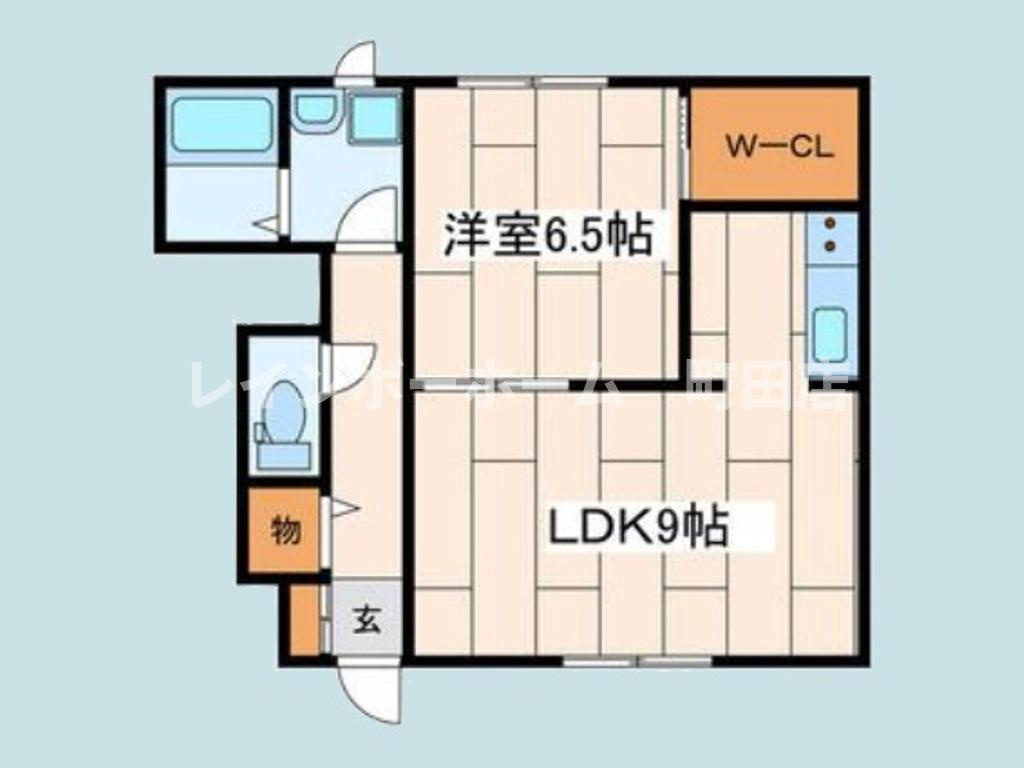 パークハウスＢ※初期費用分割あと払いサービス利用可能物件の間取り
