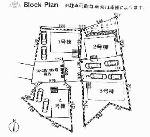 藤沢市大鋸第23　新築戸建全4棟　2号棟の区画図