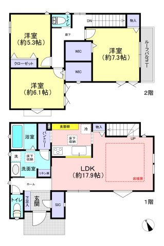 横浜市戸塚区深谷町の間取り