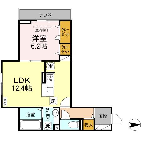 【間取り】 | プルミエール新田