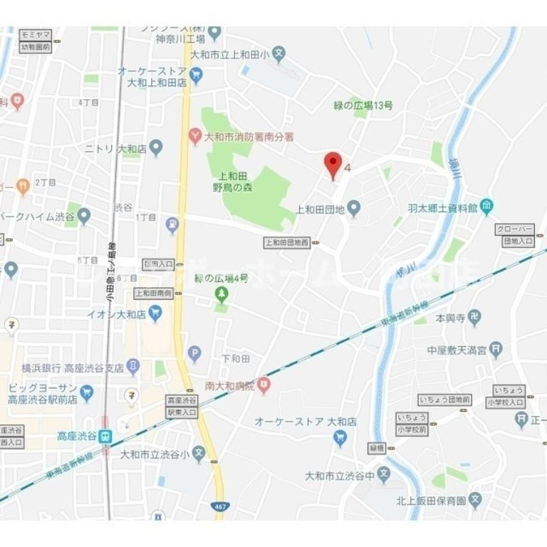 アンプルール　ブワ　Ogawa　１※初期費用分割あと払いサービス利用可能物件の地図