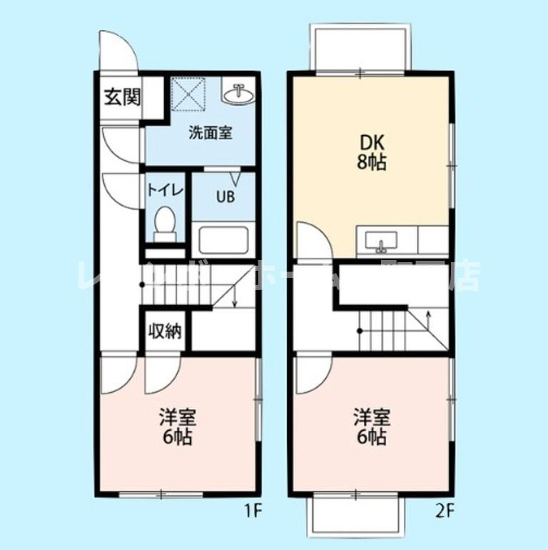 アンプルール　ブワ　Ogawa　１※初期費用分割あと払いサービス利用可能物件の間取り