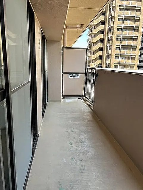 ハイツ本山のバルコニー