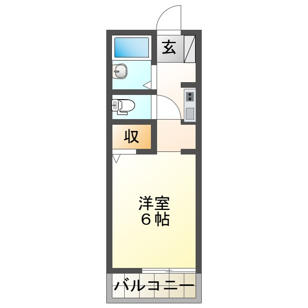 平成山手ハイツⅠの間取り