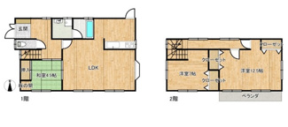 【間取り】 | 丹波篠山市杉　戸建て