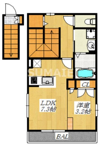 ベルサンクの間取り|間取りです☆
