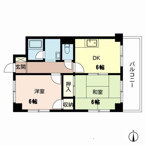 グロウブ東翠園の間取り