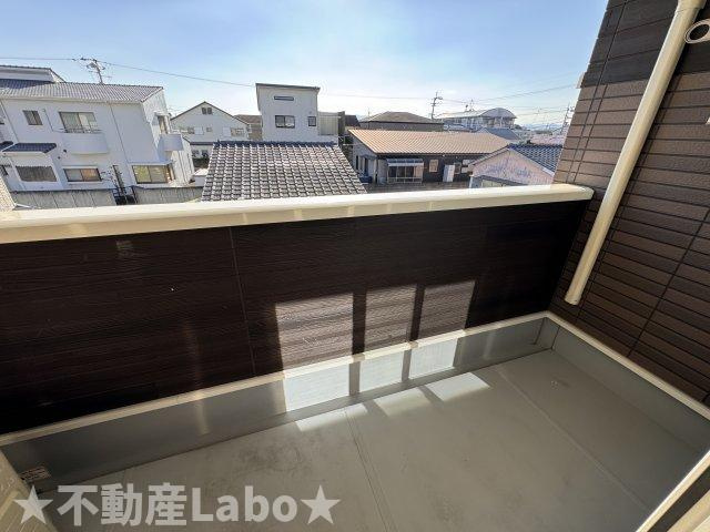 エトワール沖洲Ａのバルコニー