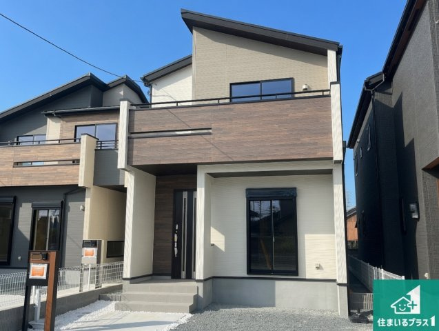 加古川市野口町坂元　新築一戸建ての外観|お客様に長く安心して住んでいだだける事にこだわった家づくり！住んでからのアフターサービスにもしっかりと取り組んでいます！