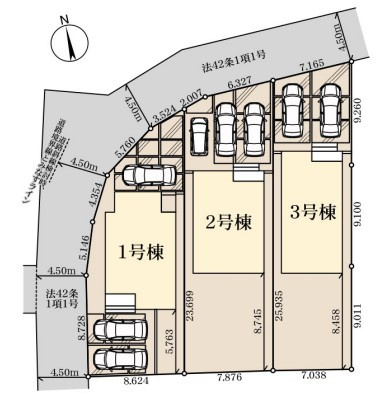 【区画図】 | Livele Garden.S深谷市本住町　新築住宅