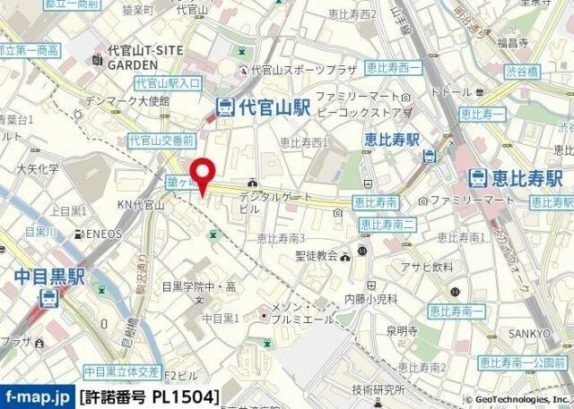 東光苑マンションの地図
