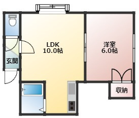 【間取り】 | ルーラン北郷 | 間取りです