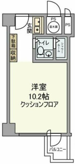 【間取り】 | サンモール道玄坂 | 間取りです。