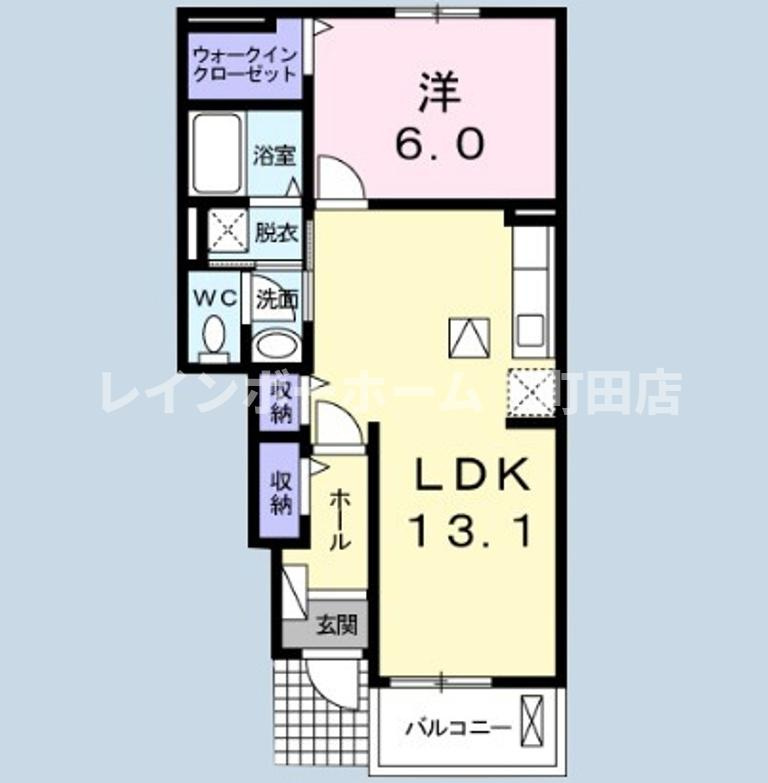 ソワーニュ　トロワ※初期費用分割あと払いサービス利用可能物件の間取り