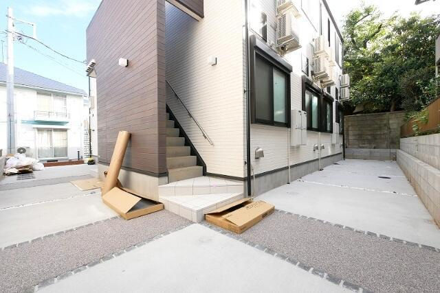 ハーモニーテラス大井Ⅱのエントランス|建物の入り口です