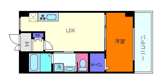 アビータミオ神戸岡本の間取り