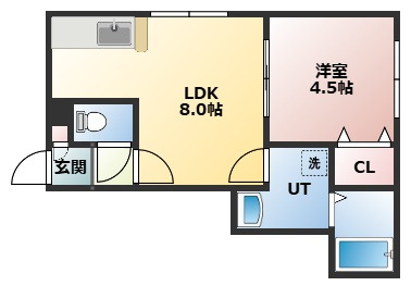 【間取り】 | シャイニングスター菊水 | 間取りです